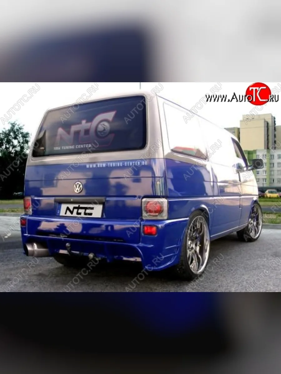 Задний бампер NTC Volkswagen Caravelle T4 рестайлинг (1995-2003)  с доставкой в г. Керчь