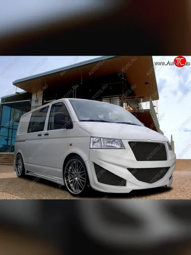 Передний бампер EVO Volkswagen Transporter T5 дорестайлинг (2003-2009)