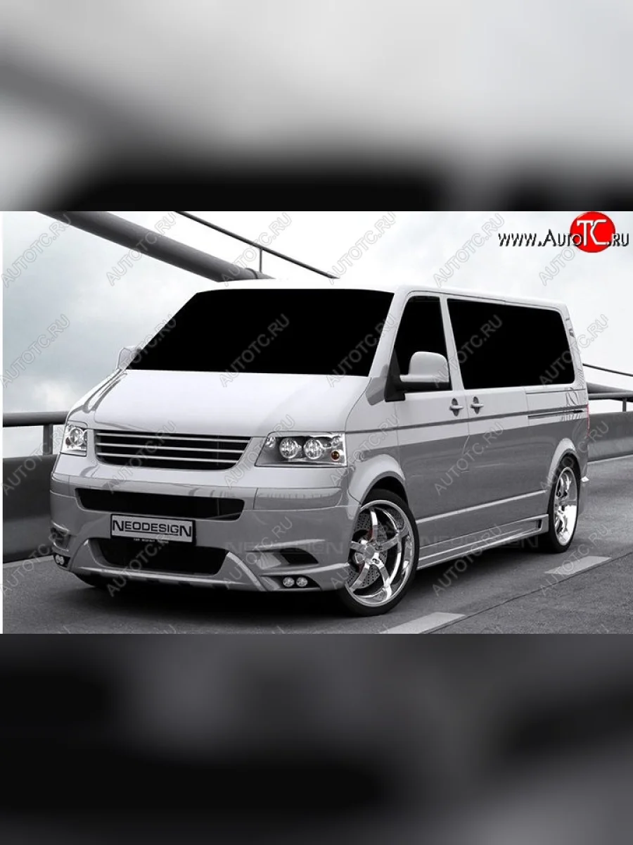 Пороги накладки Neodesign Volkswagen Transporter T5 дорестайлинг (2003-2009)  в Воронеже Воронежской области