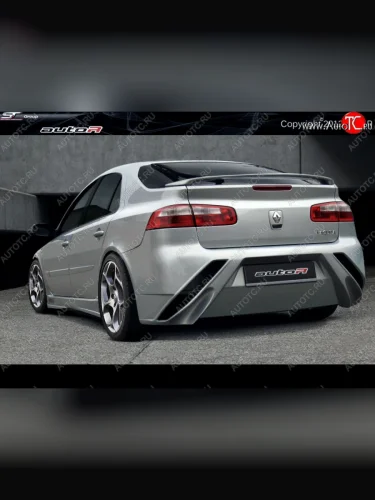 Задний бампер Auto-R Renault Laguna 2 X74 лифтбэк дорестайлинг (2000-2005)