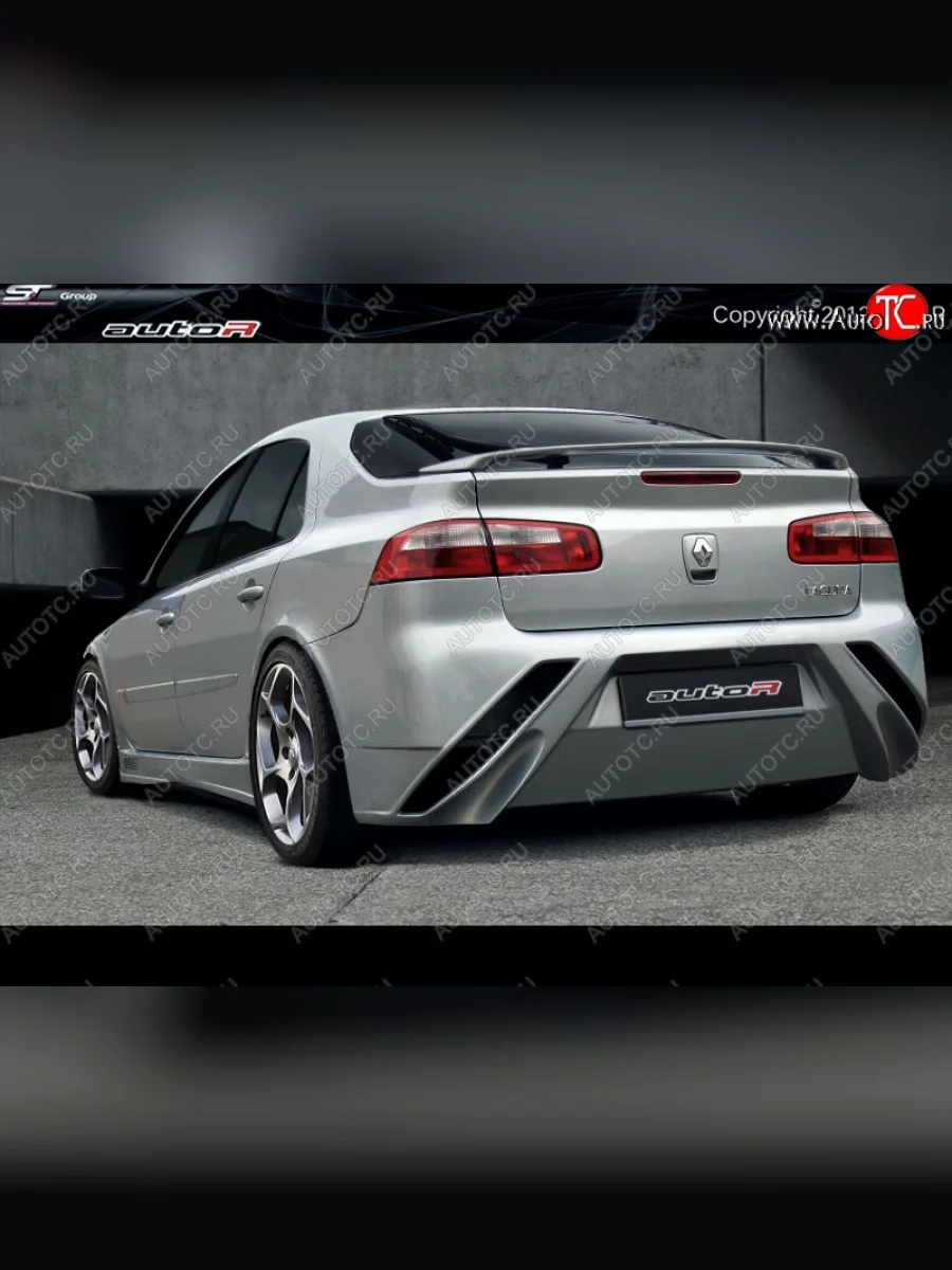Задний бампер Auto-R Renault Laguna 2 X74 лифтбэк дорестайлинг (2000-2005)  в Воронеже Воронежской области