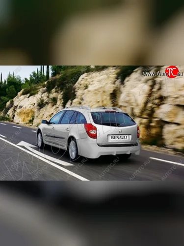 Задний бампер (универсал) R1 Renault Laguna 2 X74 лифтбэк дорестайлинг (2000-2005)