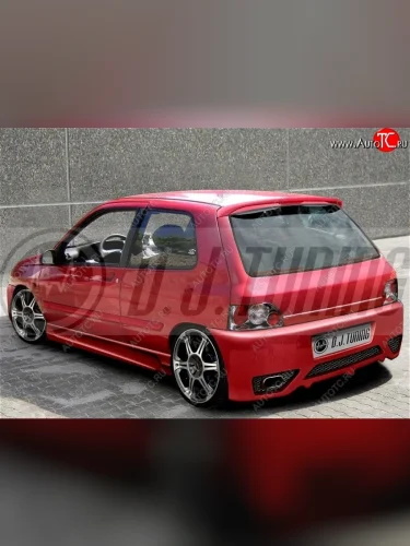 Задний бампер D.J. Renault Clio B57 дорестайлинг, хэтчбэк 5 дв. (1990-1994)
