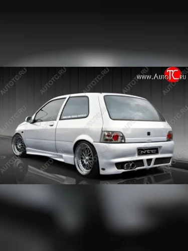 Задний бампер NTC Renault Clio B57 дорестайлинг, хэтчбэк 5 дв. (1990-1994)