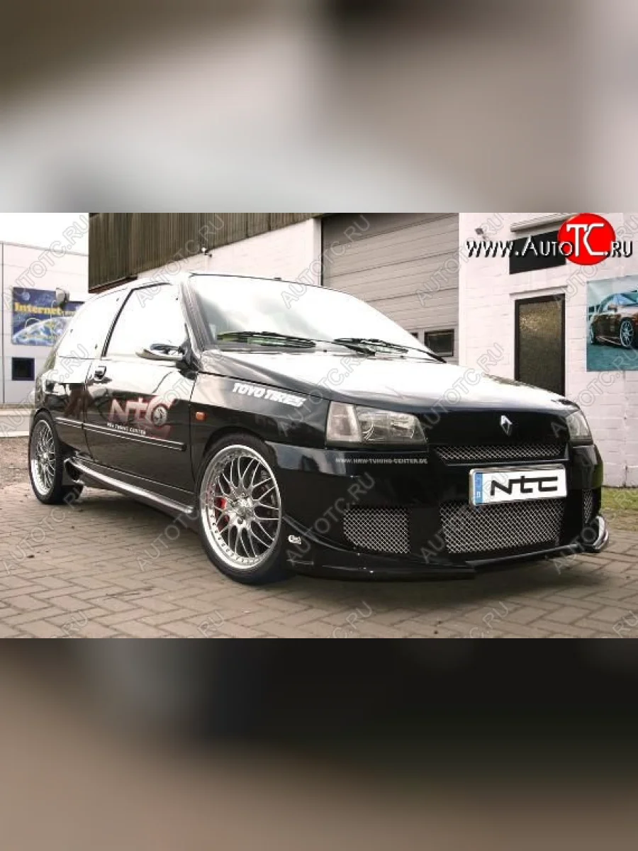 Передний бампер NTC Renault Clio B57 дорестайлинг, хэтчбэк 5 дв. (1990-1994)  в Воронеже Воронежской области