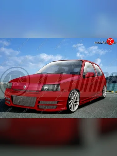 Передний бампер D.J. Renault Clio B57 дорестайлинг, хэтчбэк 5 дв. (1990-1994)