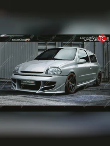 Передний бампер Auto-R Renault Clio BB дорестайлинг, хэтчбэк 5 дв. (1998-2002)