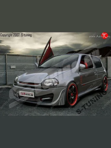 Передний бампер S1 Renault Clio BB дорестайлинг, хэтчбэк 5 дв. (1998-2002)