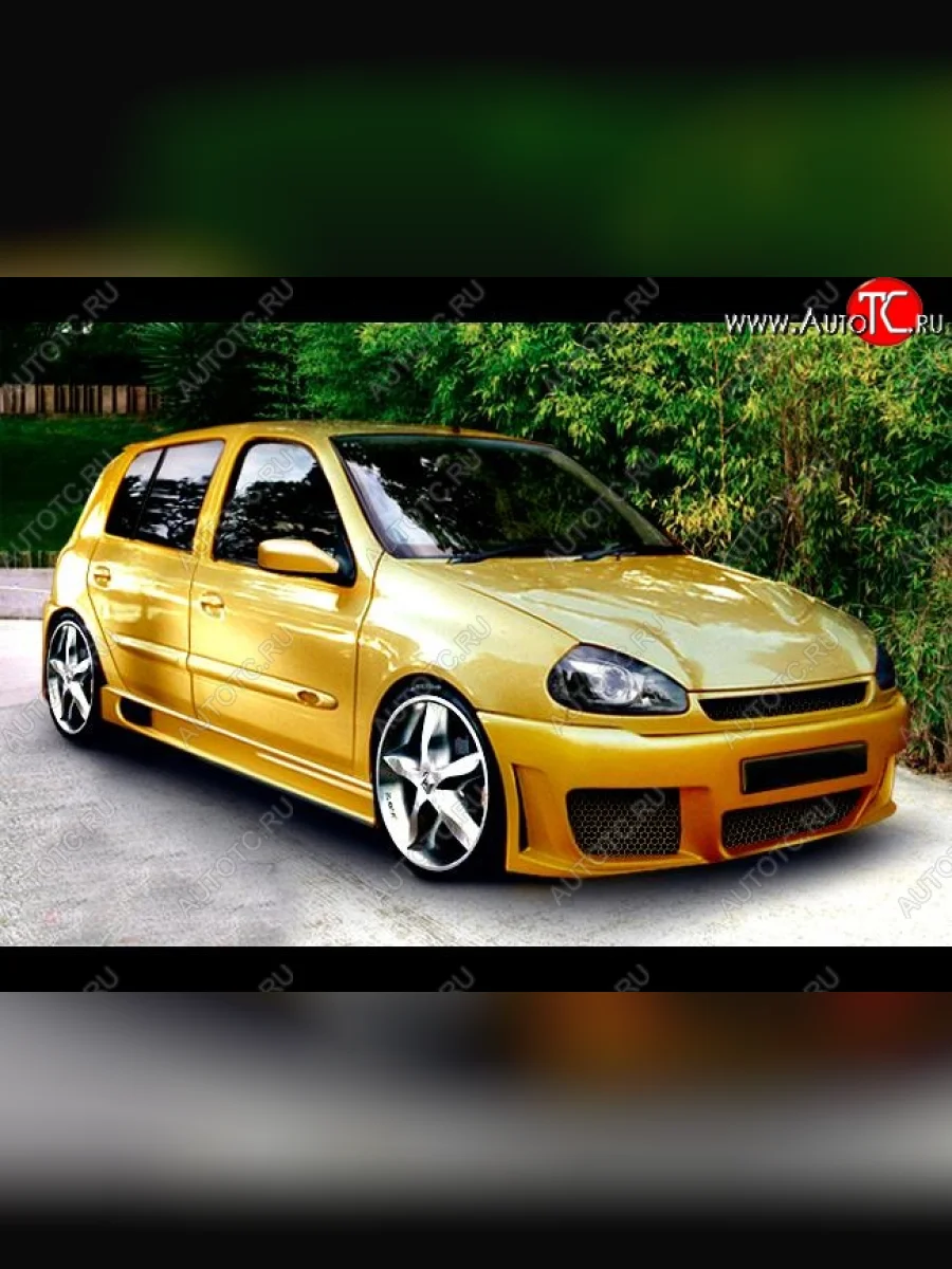 Передний бампер Rieger Renault Clio BB дорестайлинг, хэтчбэк 5 дв. (1998-2002)  в Самаре Самарской области