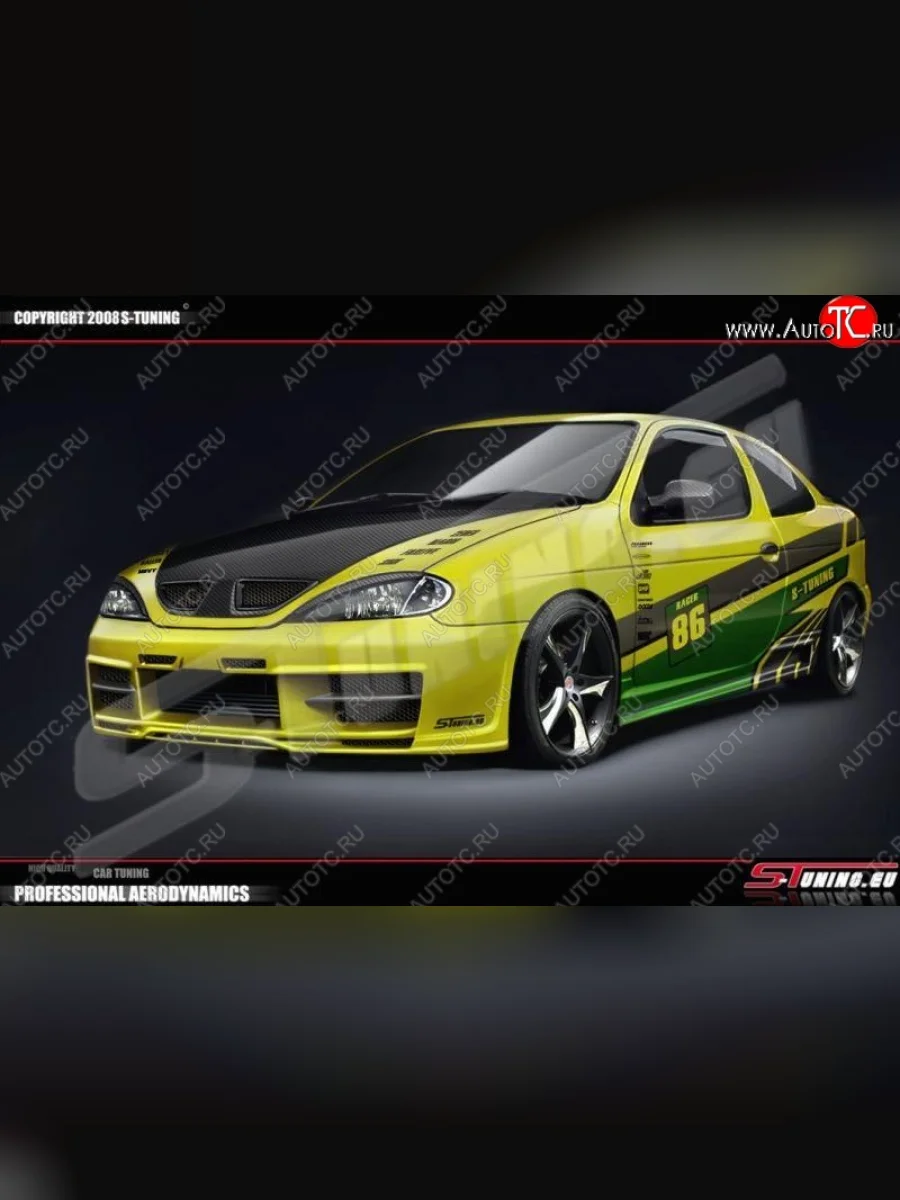 Передний бампер CSR Renault Megane BA,DA,LA купе дорестайлинг (1995-1999)  в Самаре Самарской области