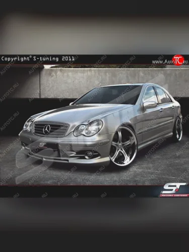 Пороги накладки Wild Mercedes-Benz C-Class W203 дорестайлинг седан (2000-2004)