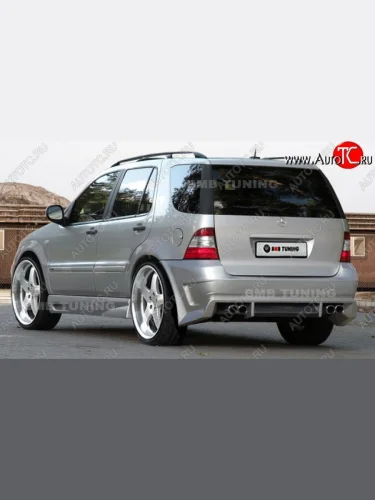 Пороги накладки ВМВ Mercedes-Benz ML class W163 дорестайлинг (1997-2001)