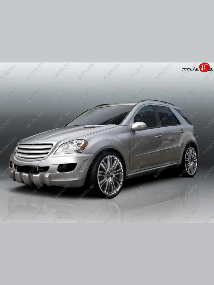 Передний бампер ВМВ Mercedes-Benz ML class W164 дорестайлинг (2005-2008)  в Воронеже Воронежской области