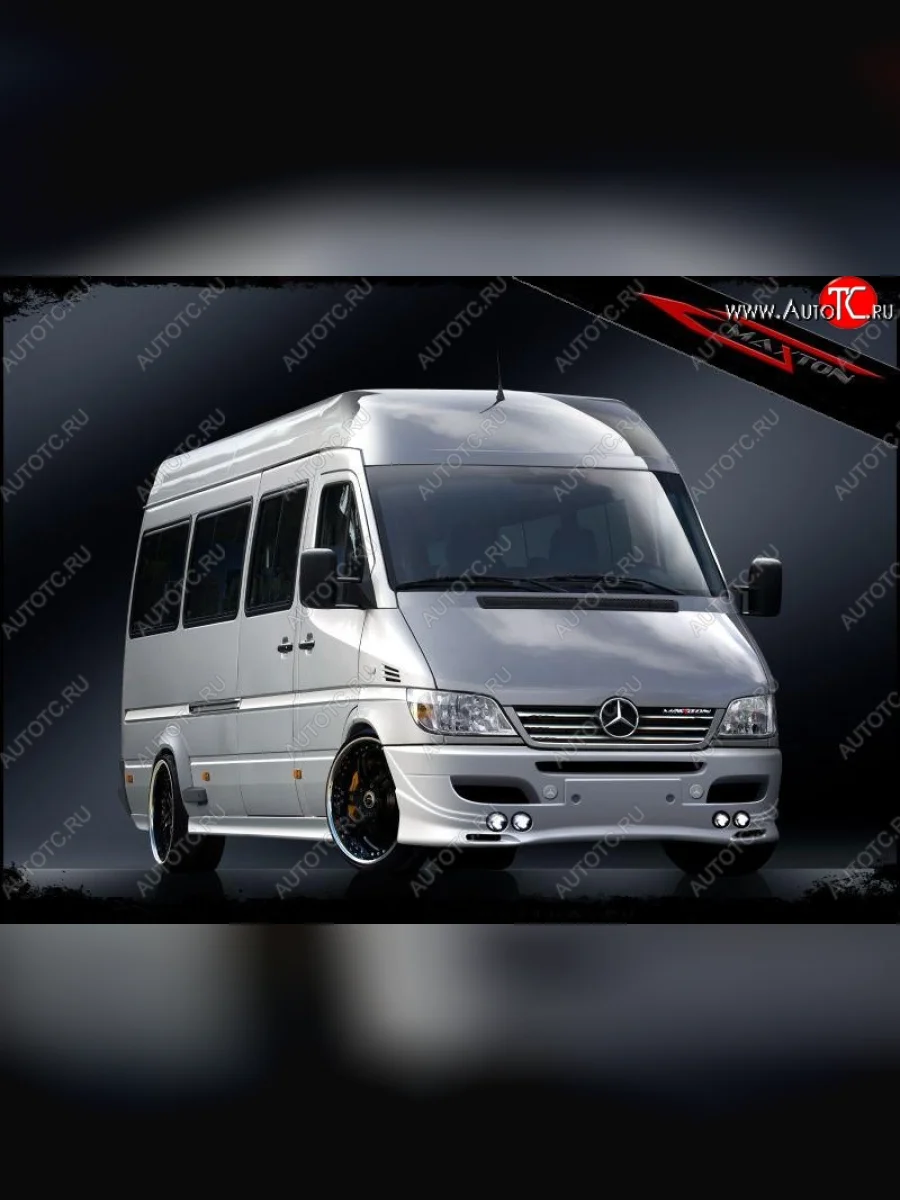 Пороги накладки Maxton Mercedes-Benz Sprinter W905 рестайлинг (2000-2006)  в Керчи Республика Крым