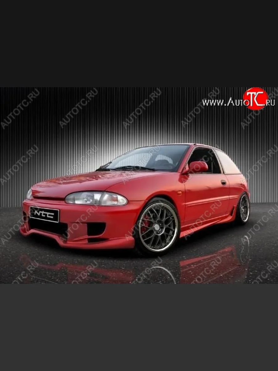 Передний бампер NTC Mitsubishi Colt CJ0 хэтчбэк 3 дв. (1995-2003)  в Самаре Самарской области