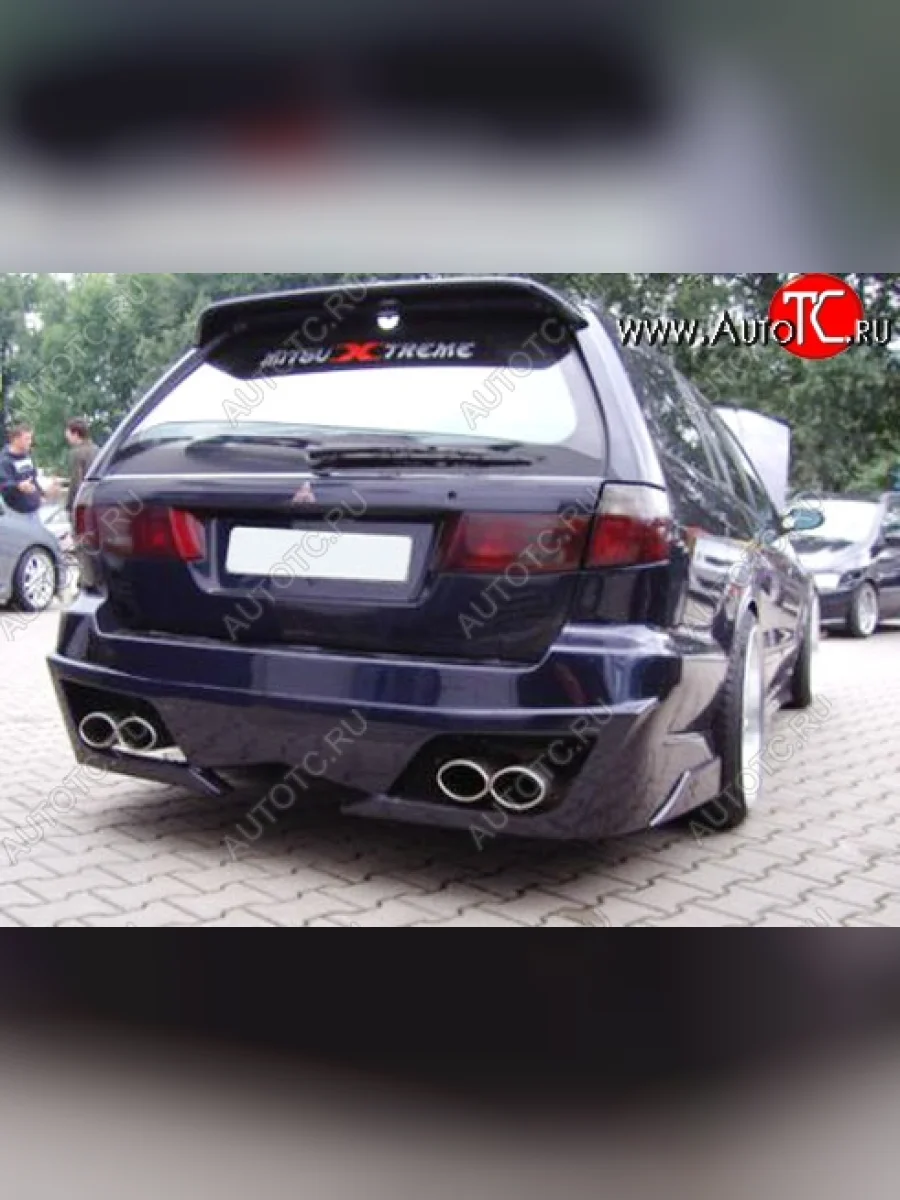 Задний бампер (универсал) R1 Mitsubishi Galant 8  дорестайлинг седан (1996-1998)  в Самаре Самарской области