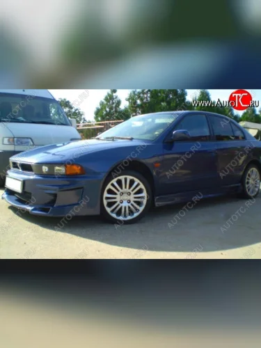 Передний бампер R1 Mitsubishi Galant 8  дорестайлинг седан (1996-1998)
