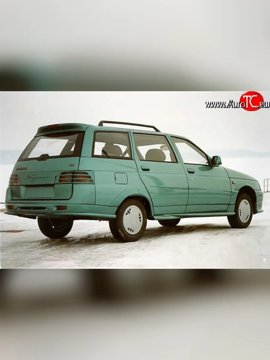 Накладка Кураж на задний бампер  Лада ВАЗ 2111 (1998-2009) (Неокрашенная)  в Перми Пермском крае