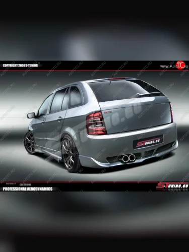 Задний бампер ST3 Skoda Fabia Mk1 хэтчбек рестайлинг (2004-2008)