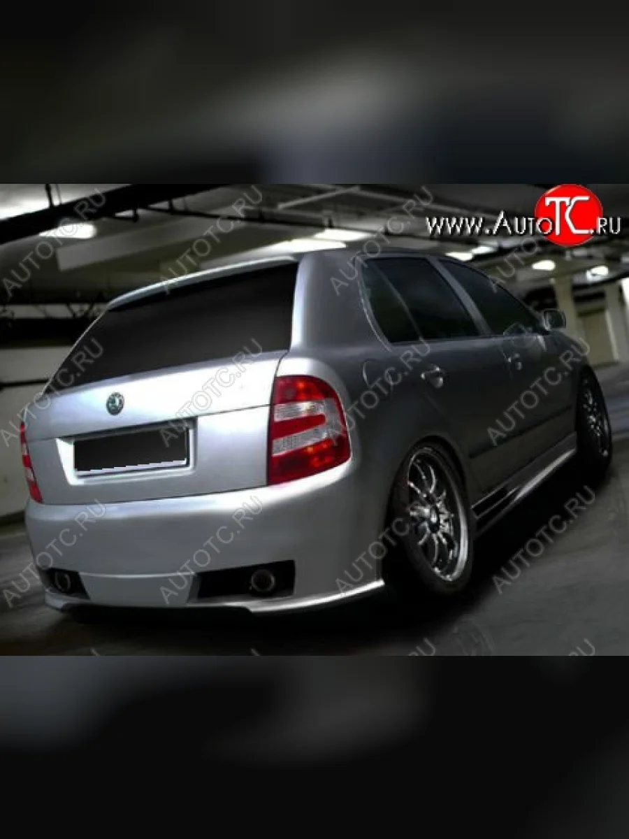 Задний бампер Weber Sport Skoda Fabia Mk1 хэтчбек рестайлинг (2004-2008)  в Перми Пермском крае