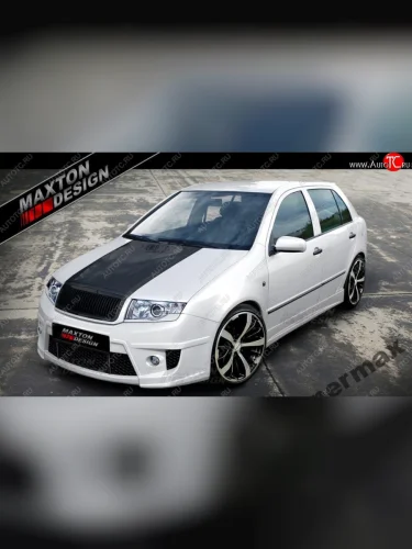Передний бампер Maxton Skoda Fabia Mk1 хэтчбек рестайлинг (2004-2008)
