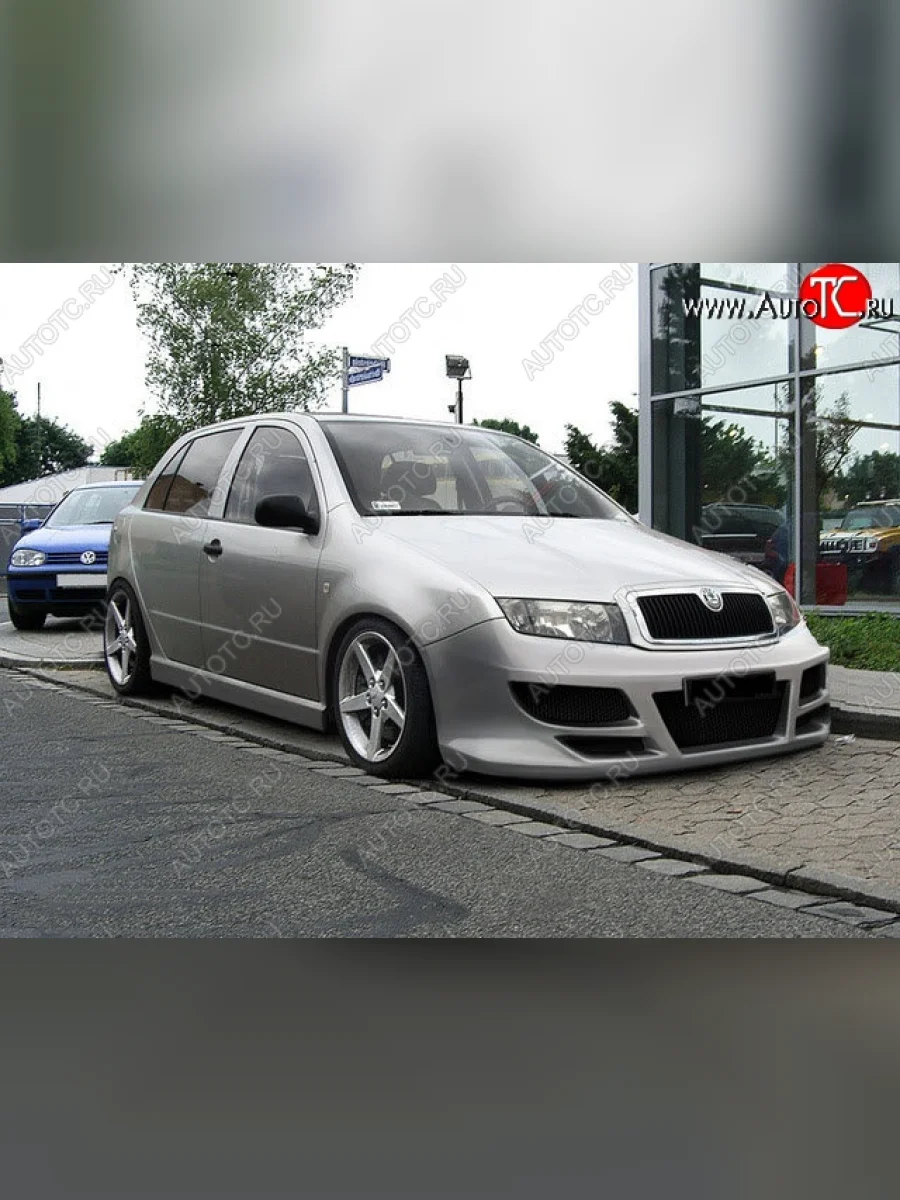 Передний бампер Weber Sport Skoda Fabia Mk1 хэтчбек рестайлинг (2004-2008)  в Перми Пермском крае