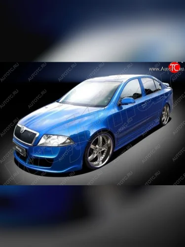 Передний бампер R1 Skoda Octavia A5 дорестайлинг универсал (2004-2008)