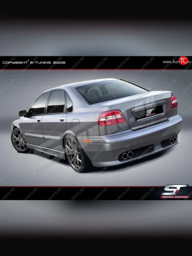 Задний бампер ST Volvo S40  VS седан (1996-2004) дорестайлинг, рестайлинг