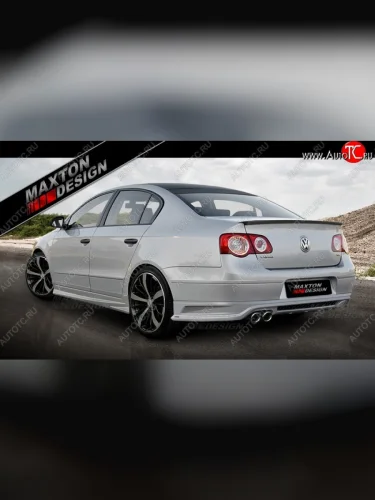 Накладка на задний бампер Maxton Volkswagen Passat B6 седан (2005-2011)