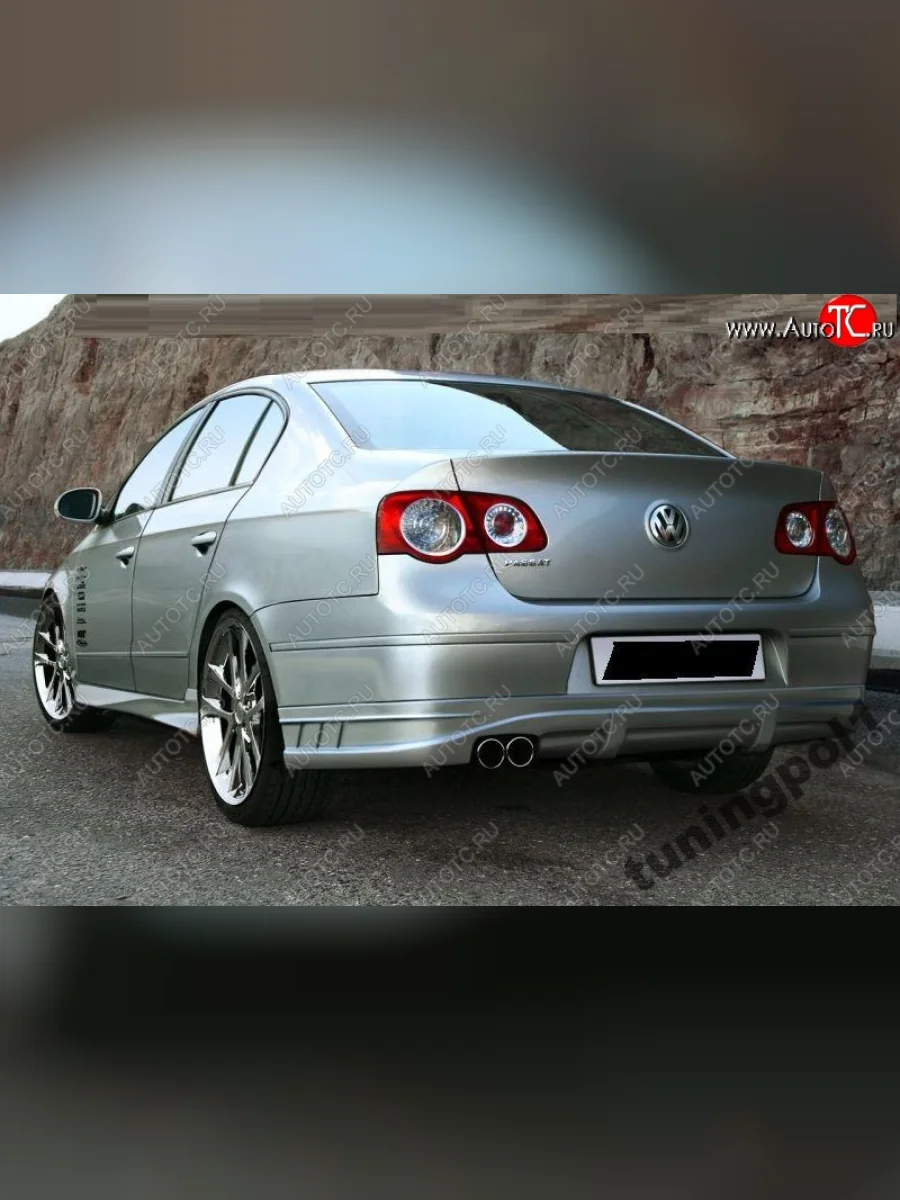 Накладка на задний бампер BMB Volkswagen Passat B6 седан (2005-2011)  в Перми Пермском крае
