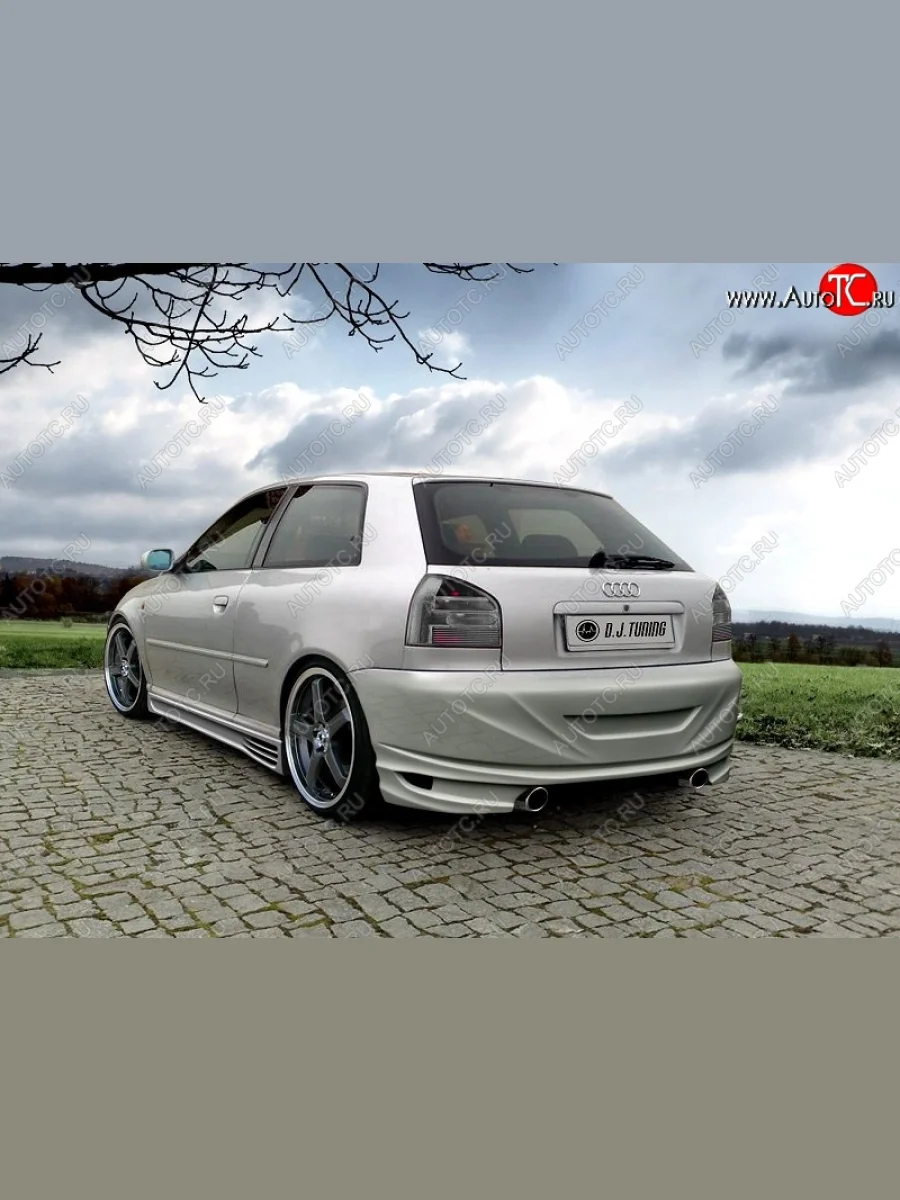 Задний бампер D.J. Audi A3 8L1 хэтчбэк 3 дв. рестайлинг (2000-2003)  с доставкой в г. Керчь