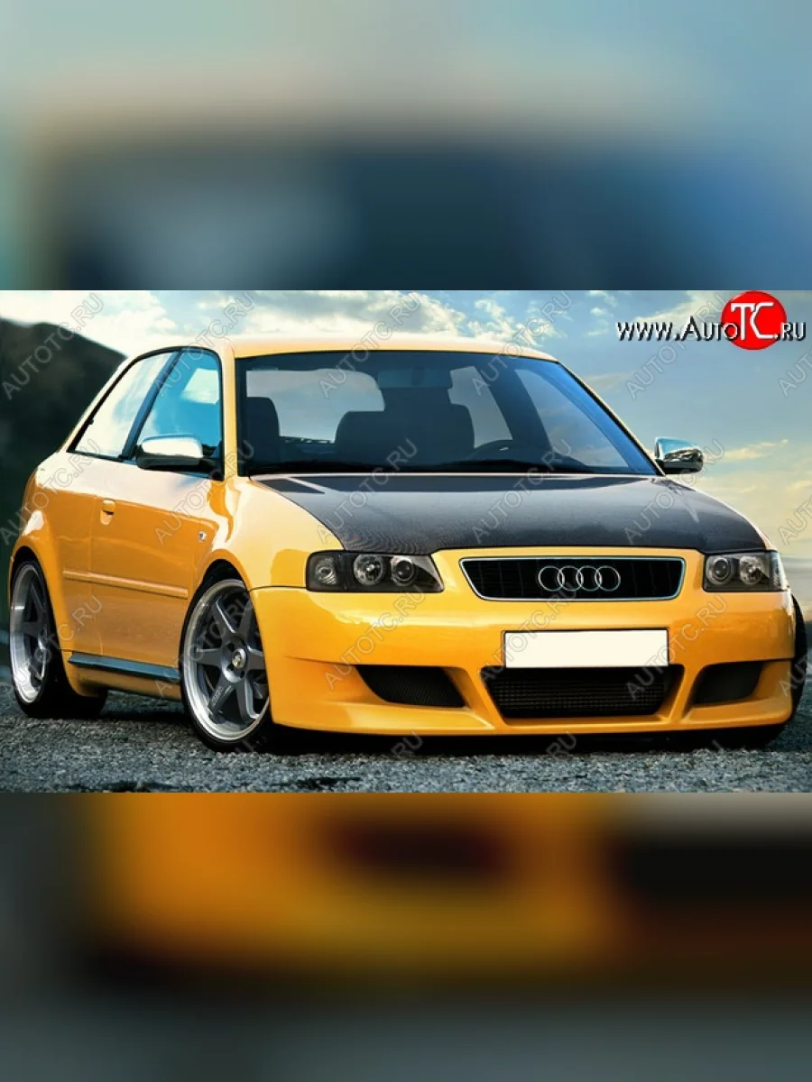Передний бампер Rieger Audi A3 8LA хэтчбэк 5 дв. рестайлинг (2000-2003)  с доставкой в г. Пермь