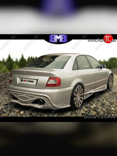 Задний бампер BMB Audi A4 B5 8D2 седан 1-ый рестайлинг (1996-1998)