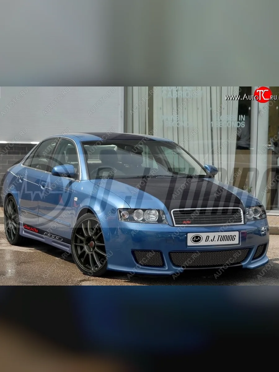 Передний бампер D.J. Audi A4 B6 седан (2000-2006)  с доставкой в г. Керчь