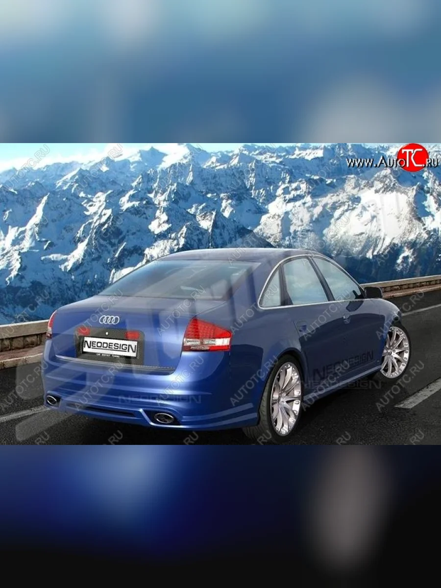 Задний бампер Neodesign v3 Audi A6 C5 дорестайлинг, седан (1997-2001)  в Керчи Республика Крым