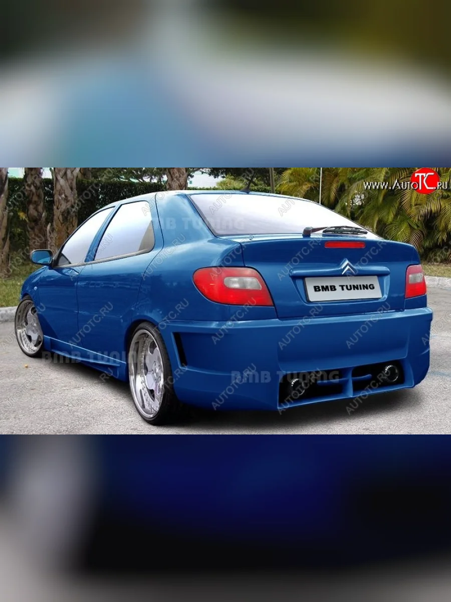 Задний бампер BMB CITROEN Xsara N1 хэтчбэк 5 дв. 1-ый рестайлинг (2000-2003)  с доставкой в г. Керчь