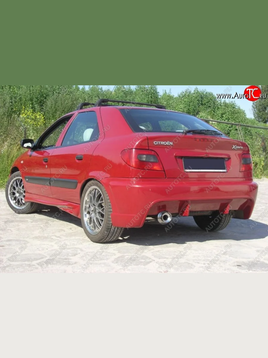 Задний бампер EVO 3 CITROEN Xsara N1 хэтчбэк 5 дв. 1-ый рестайлинг (2000-2003)  с доставкой в г. Керчь