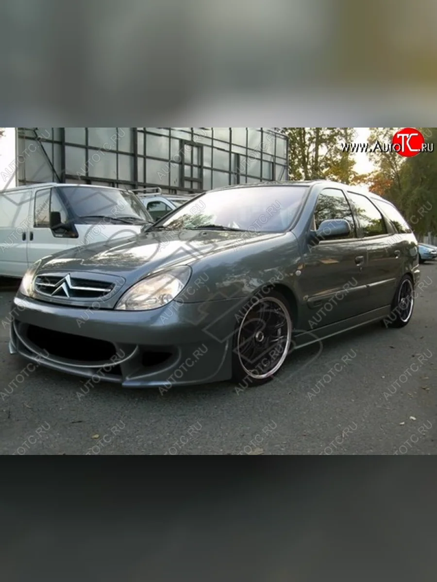 Передний бампер EVO CITROEN Xsara N1 хэтчбэк 5 дв. 1-ый рестайлинг (2000-2003)  с доставкой в г. Керчь