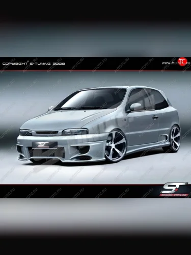 Пороги накладки ST2 Fiat Bravo 182 хэтбэк 3 дв. (1995-2001)