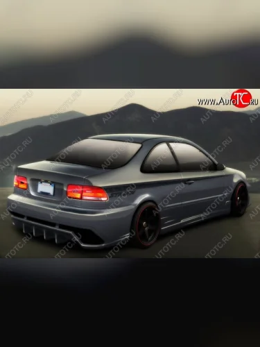 Пороги накладки Carzone Honda Civic EG седан (1992-1995)