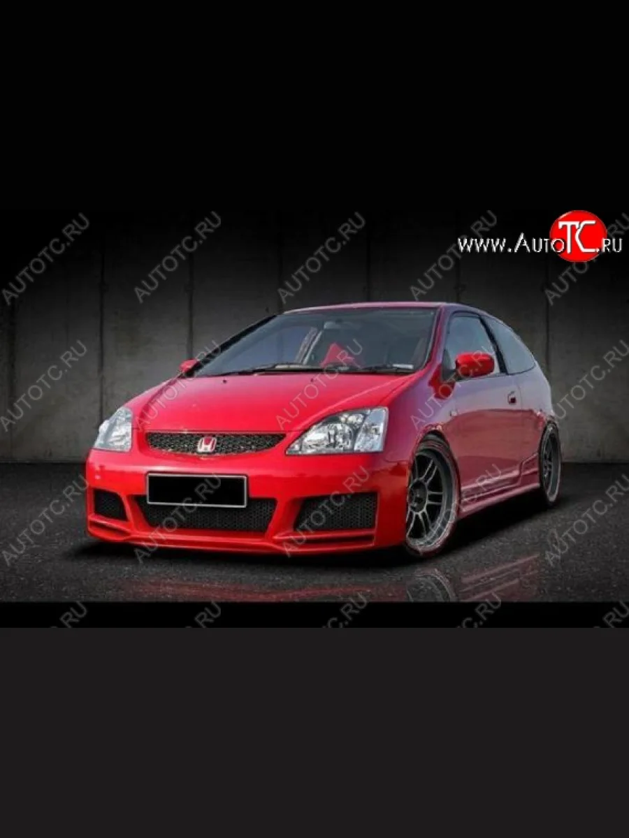 Передний бампер Mugen Honda Civic ES седан дорестайлинг (2000-2003)  в Перми Пермском крае