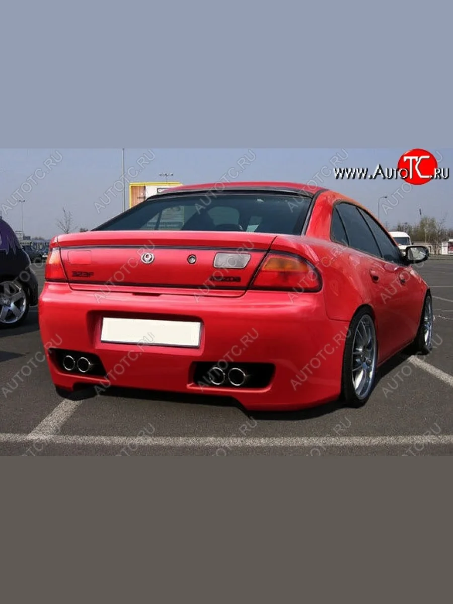 Задний бампер MPV Mazda 323 BA дорестайлинг седан (1994-1996)  в Перми Пермском крае