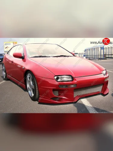 Передний бампер R1 Mazda 323 BA дорестайлинг седан (1994-1996)