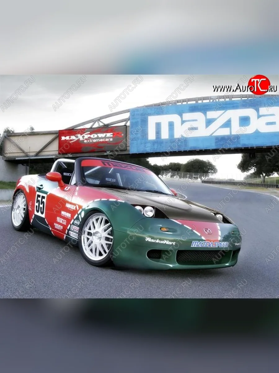 Передний бампер К1 Mazda MX-5 (1998-2005)  в Перми Пермском крае