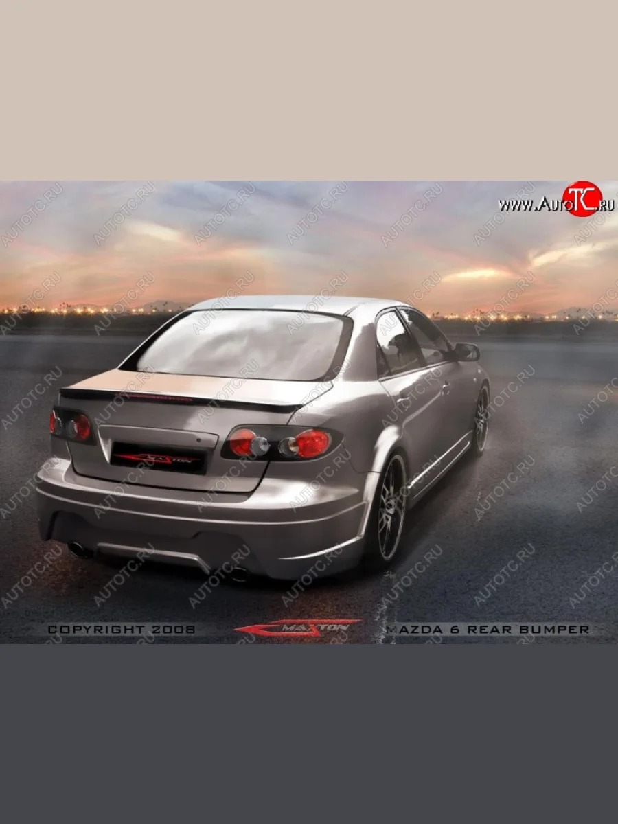 Задний бампер Maxton Mazda 6 GG седан дорестайлинг (2002-2005)  в Перми Пермском крае