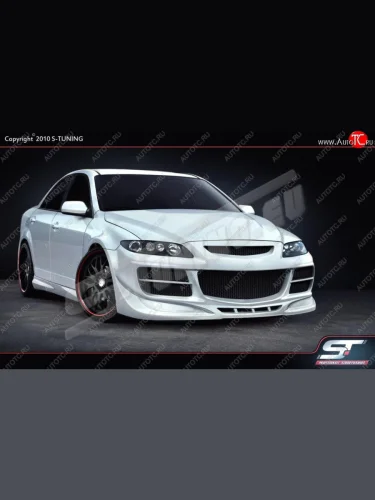 Передний бампер ST Mazda 6 GG седан дорестайлинг (2002-2005)