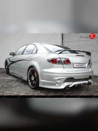 Пороги накладки Maxton Mazda 6 GG седан дорестайлинг (2002-2005)