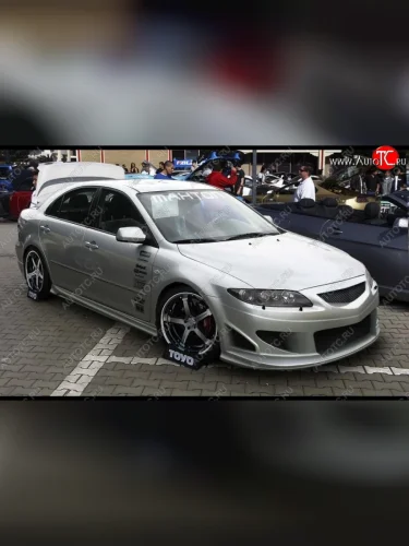 Пороги накладки Weber Sport Mazda 6 GG седан дорестайлинг (2002-2005)