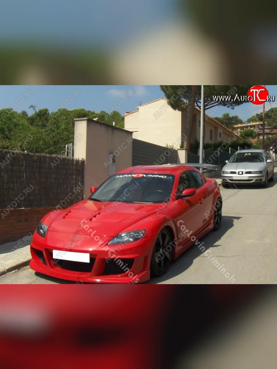 Передний бампер Rieger Mazda RX8 (2003-2012)  с доставкой в г. Керчь