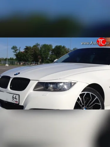 Реснички на фары M-VRS v2 BMW 3 серия E90 седан дорестайлинг (2004-2008)